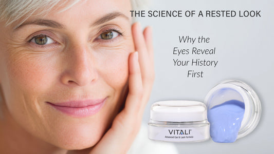 rested woman with Advanced Eye & Lash Cream