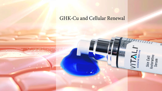 healthy skin layers and  Vitali GHK-Cu Serum