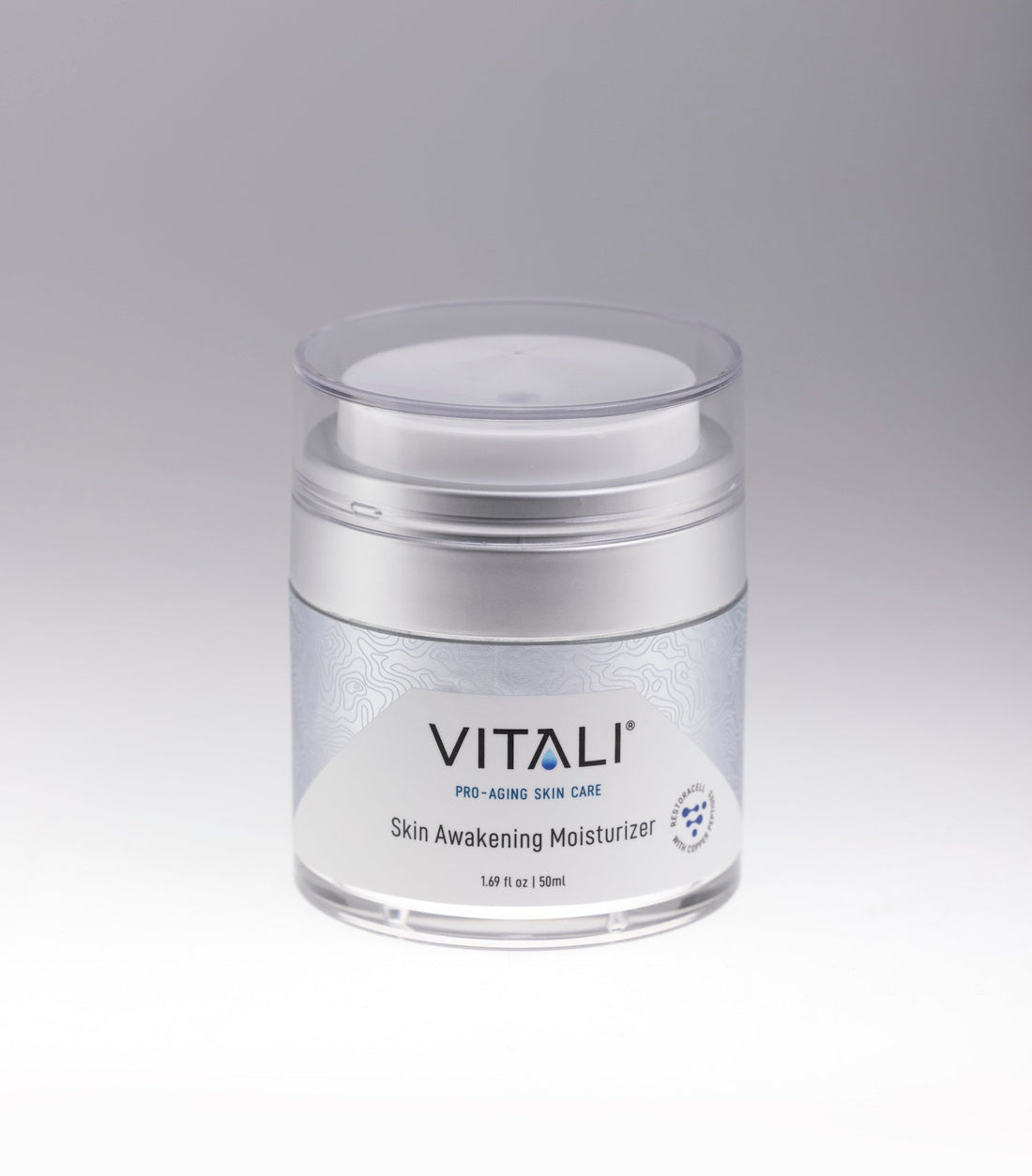 Skin awakening moisturizer from Vitali Skin Care.