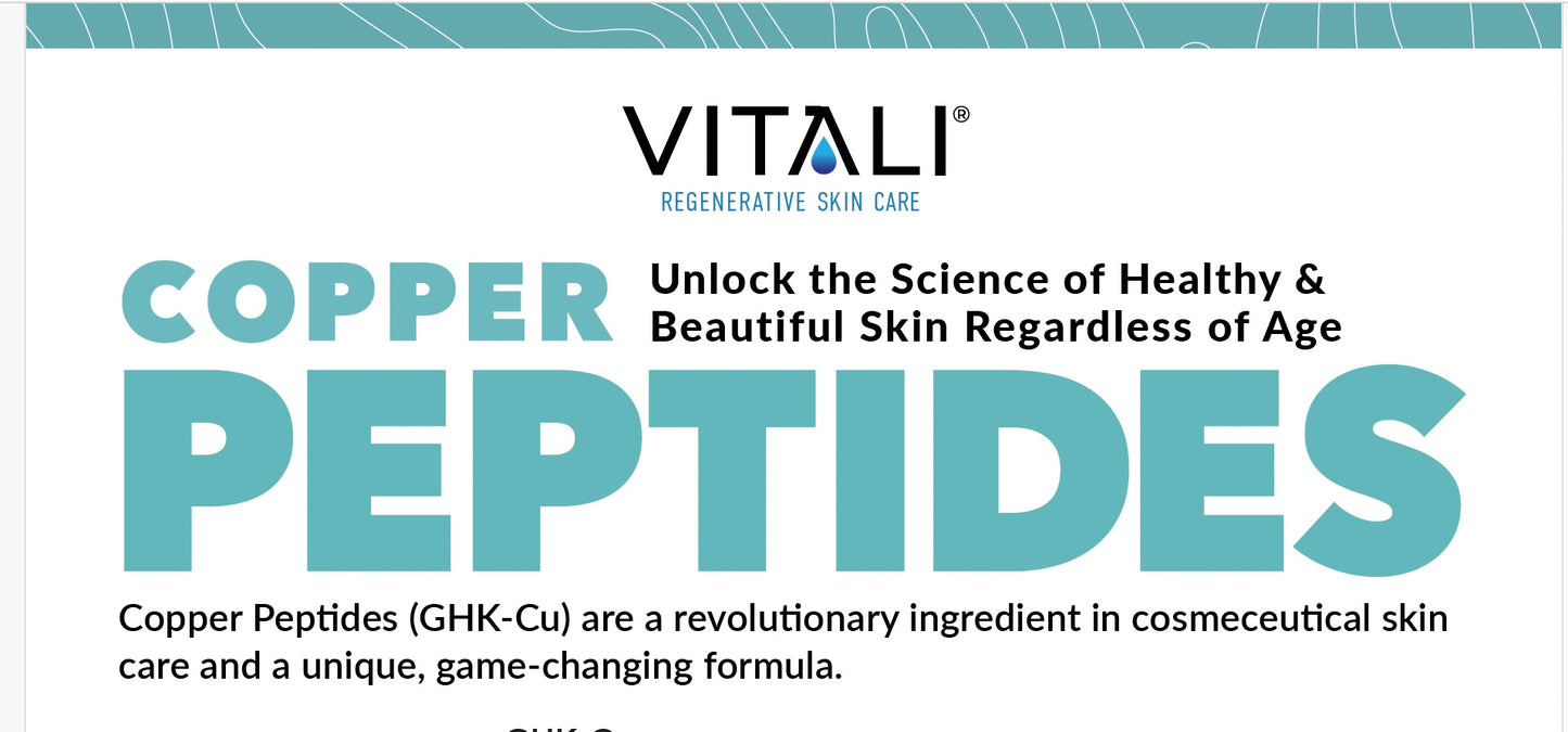 What are Copper Peptide?  Brochure