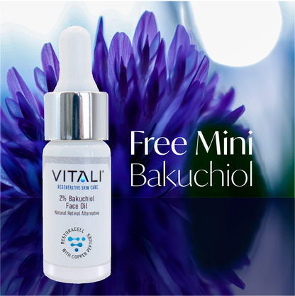 Free Mini Bakuchiol Oil with $149 purchase.